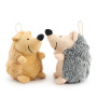 Manufacturer wholesale cute squeaky dog hedgehog plush toys