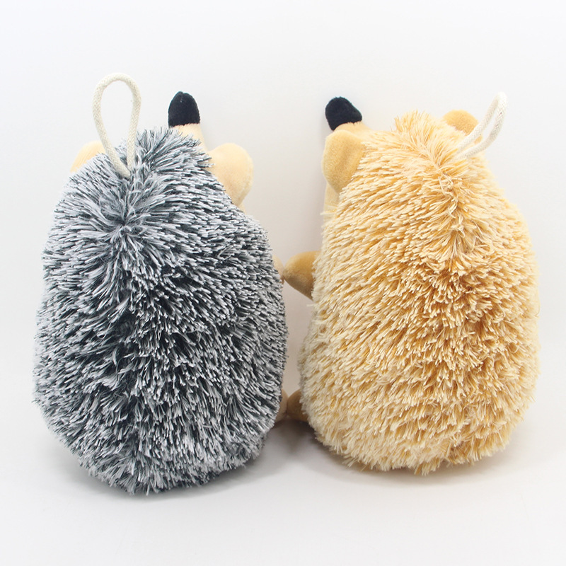 Manufacturer wholesale cute squeaky dog hedgehog plush toys