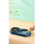 Manufacturer wholesale blue pink green yellow slow feeder dog bowl with lick mat