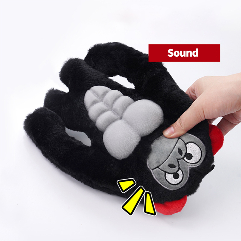 Manufacturer Wholesale Custom Logo Squeaky Dog Plush Gorilla Toy