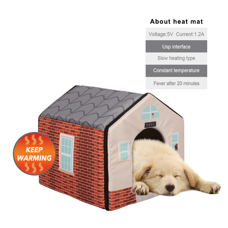 Manufacturer wholesale warm heated small dog house