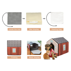 Manufacturer wholesale warm heated small dog house