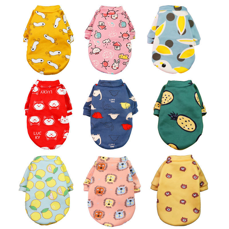 Manufacturer wholesale multi-pattern short plush warm dog velvet hoodie