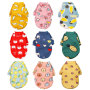 Manufacturer wholesale multi-pattern short plush warm dog velvet hoodie