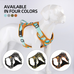 Wholesale Reflective Stripe Large Dog Harness Tactical