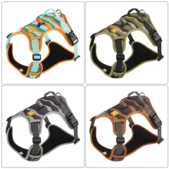 Wholesale Reflective Stripe Large Dog Harness Tactical