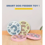 Manufacturer wholesale round paw hexagon shape dog smart feeder toy