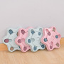 Manufacturer wholesale round paw hexagon shape dog smart feeder toy