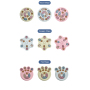 Manufacturer wholesale round paw hexagon shape dog smart feeder toy
