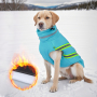 Manufacturer Wholesale Waterproof Warm Winter Dog Coat with Reflective Stripe