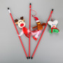 wholesale manufacturer christmas plush feather cheap cat teaser toy