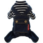 Manufacturer wholesale OEM custom size popular fashion breathable comfortable pet dog jeans