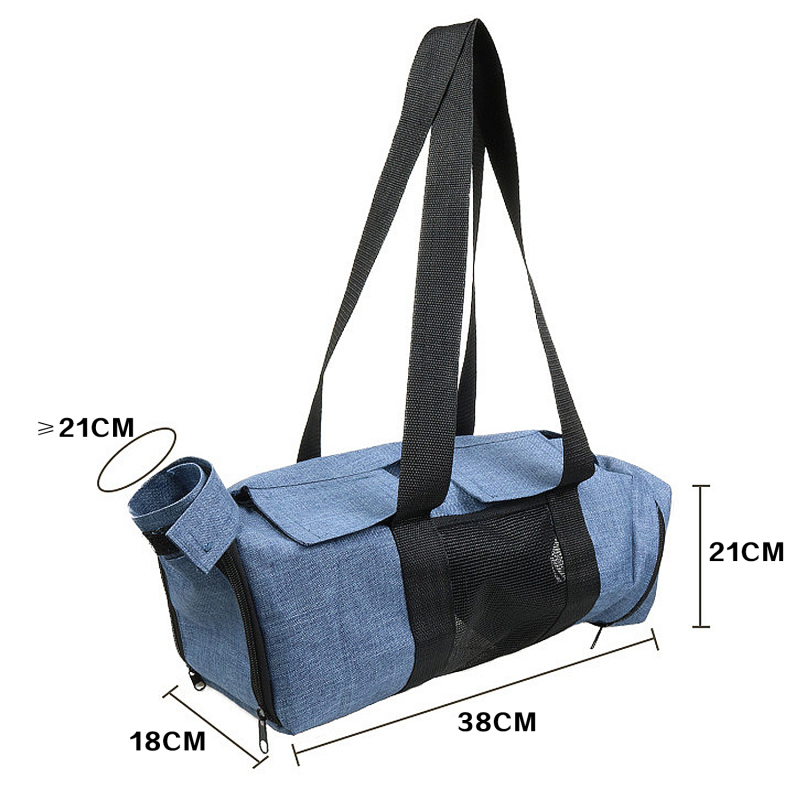 Manufacturer wholesale breathable blue black cat carrier