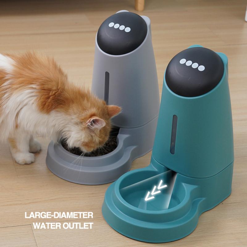 Wholesale Automatic Plastic Cat Food Dispenser Dog Water Fountain