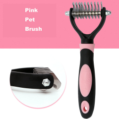 Non-toxic Manual Scraping PP Dog comb stainless steel