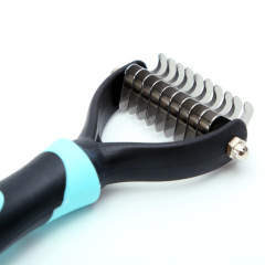 Non-toxic Manual Scraping PP Dog comb stainless steel