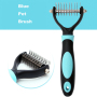 Non-toxic Manual Scraping PP Dog comb stainless steel