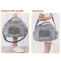 Wholesale Detachable Foldable Breathable Travel Portable Cat Carrier Bag Pet Dog Stroller