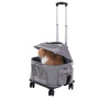 Wholesale Detachable Foldable Breathable Travel Portable Cat Carrier Bag Pet Dog Stroller