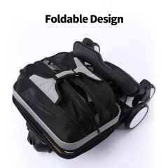 Wholesale Detachable Foldable Breathable Travel Portable Cat Carrier Bag Pet Dog Stroller