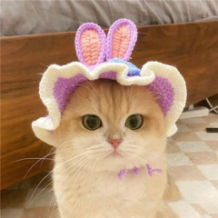 Wholesale Cute Design Wool Weaving Cat Accessories Hat