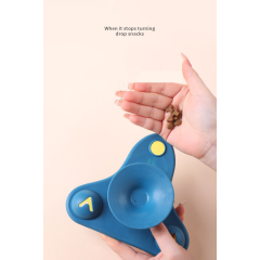 Manufacturer wholesale plane shape rotating catnip bell dog cat feeder toys