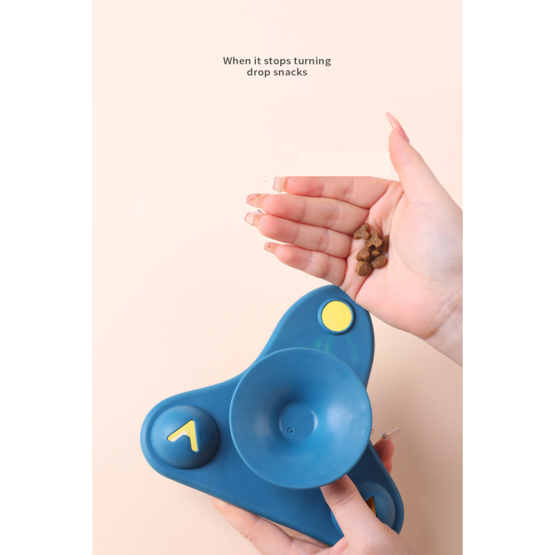 Manufacturer wholesale plane shape rotating catnip bell dog cat feeder toys