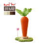 Manufacturer Wholesale Sisal Carrot Mushroom Design Wooden Turntable Toy Cat Scratcher Post
