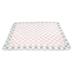 Manufacturer Wholesale Plaid Warm Soft Plush Cat Dog Pet Blanket