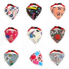 Manufacturer wholesale mix pattern color packing buckle pet dog bandana collar