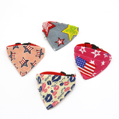 Manufacturer wholesale mix pattern color packing buckle pet dog bandana collar