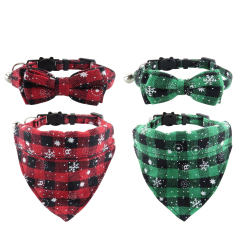 Wholesale Christmas Pet Bow Tie Cat Collar Dog Bandanas