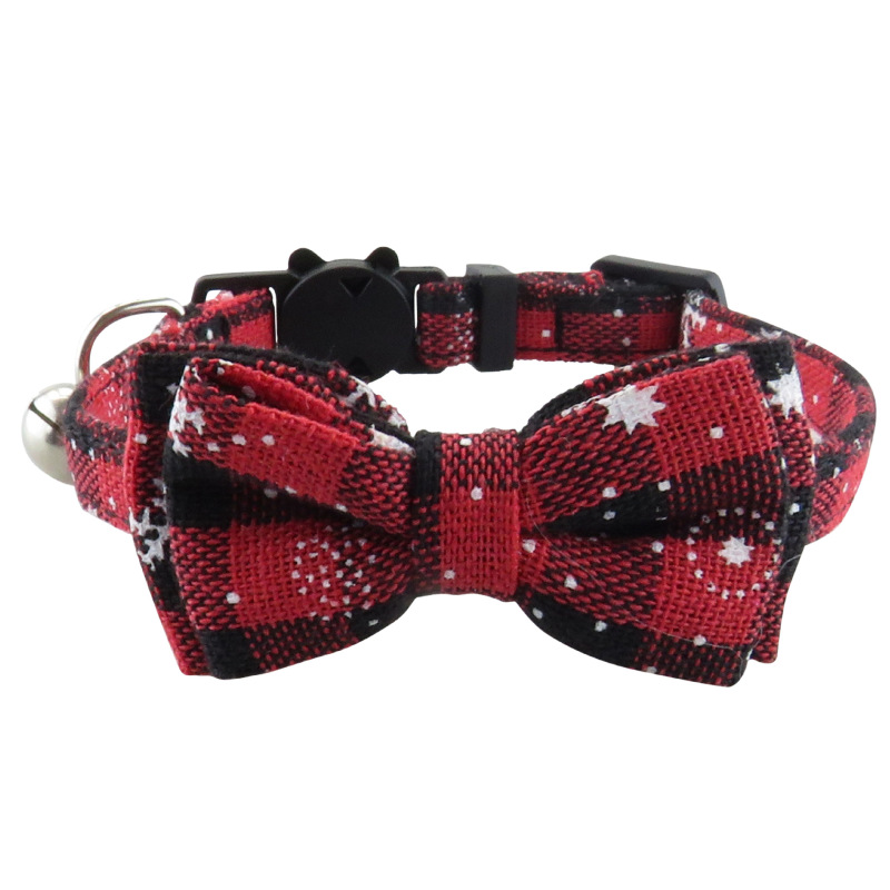 Wholesale Christmas Pet Bow Tie Cat Collar Dog Bandanas
