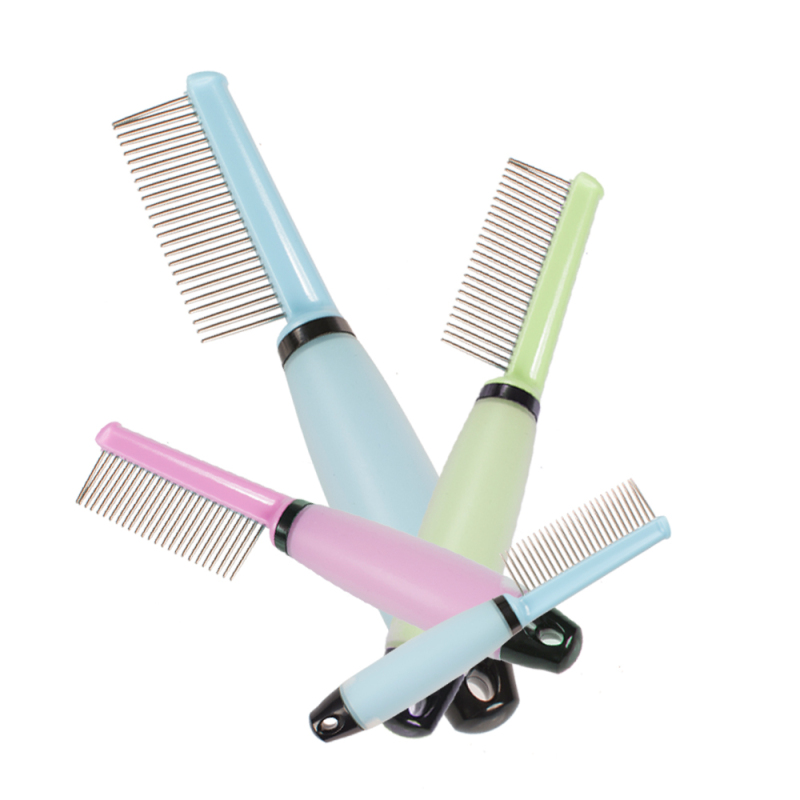 Wholesale Durable Self Cleaning Silicone Stainless Steel Pet Hair Remover Comb Dog Brush
