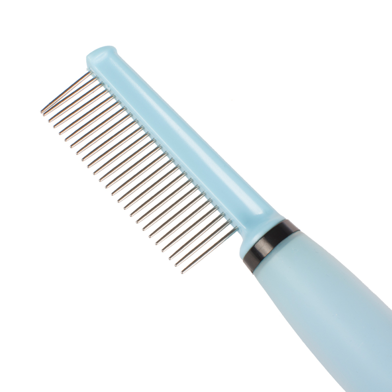 Wholesale Durable Self Cleaning Silicone Stainless Steel Pet Hair Remover Comb Dog Brush