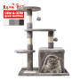 Wholesale Sisal Short Plush Wooden Scratcher Cat Tree House
