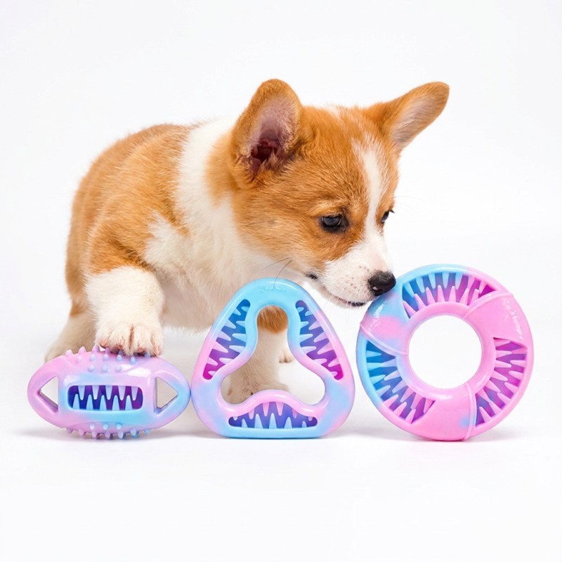 Wholesale Custom Logo TPR Feeder Chew Pet Product Dog Toy