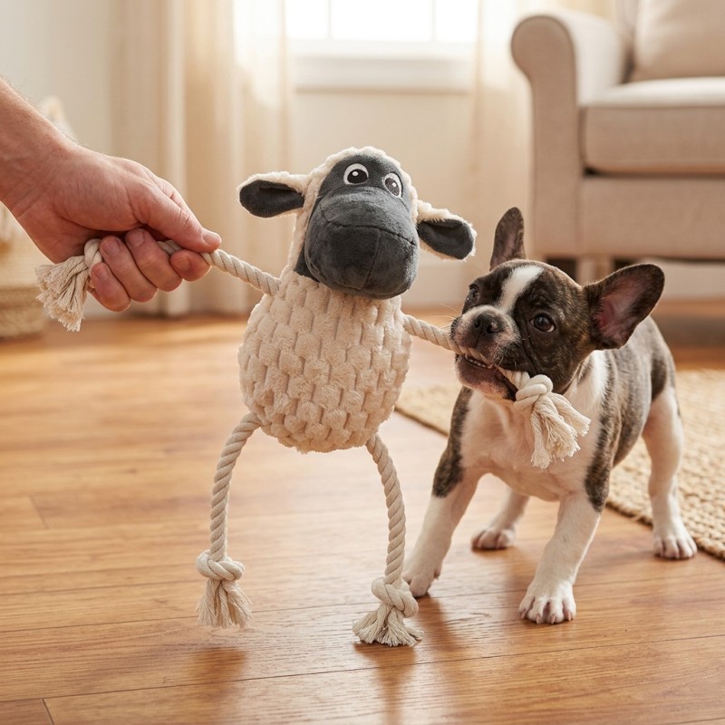 Wholesale Custom Logo Durable Rope Plush Pet Product Supplier Dog Toy Luxury