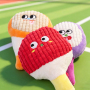 Wholesale Custom Logo Plush Ball Catnip Cat Toys Feather