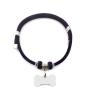 Manufacturer wholesale multi-colors adjustable cat dog collar with id tag