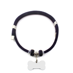 Manufacturer wholesale multi-colors adjustable cat dog collar with id tag