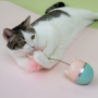 Manufacturer wholesale cat pink feather toys tumbler shape