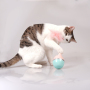 Manufacturer wholesale cat pink feather toys tumbler shape
