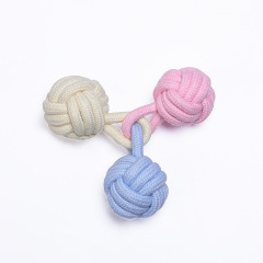 Manufacturer wholesale many design chew dog rope toys macaron color