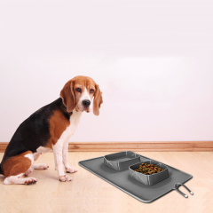 Wholesale Melamine Simple Portable Silicone Dog Pet  Bowl