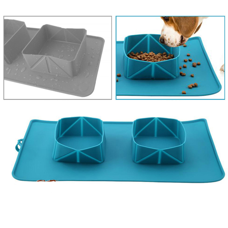 Wholesale Melamine Simple Portable Silicone Dog Pet  Bowl