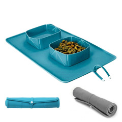 Wholesale Melamine Simple Portable Silicone Dog Pet  Bowl