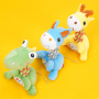 Wholesale Custom Logo Chew Cute Rope Dog Plush Toys