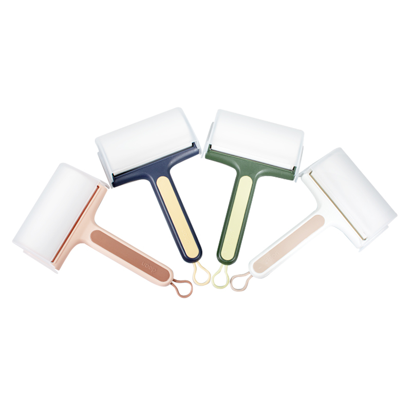 Manufacturer wholesale custom logo pet hair remover roller pink blue white green