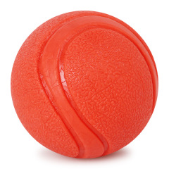 Manufacturer wholesale S M L pattern red dog ball with rope
